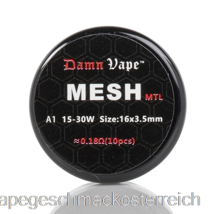 Verdammt Vape Intense Mesh MTL Ersatzspule 0,18 Ohm Ka1 Mesh MTL Spule Vape Geschmack